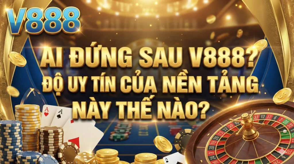 Ai đứng sau V888? Độ uy tín của nền tảng này thế nào?