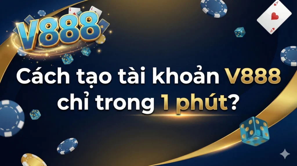 Cách tạo tài khoản V888 chỉ trong 1 phút