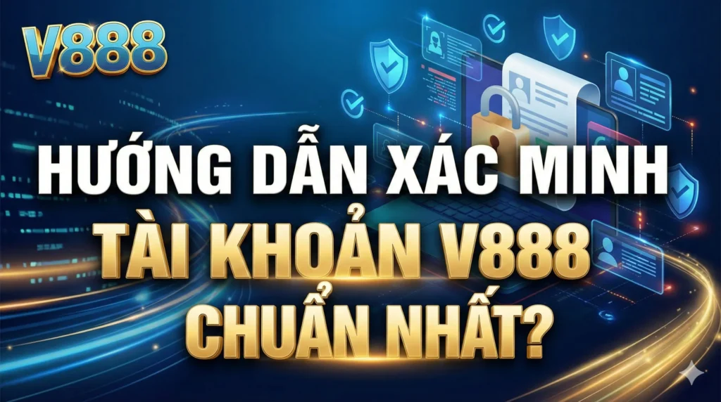 Hướng dẫn xác minh tài khoản V888 chuẩn nhất