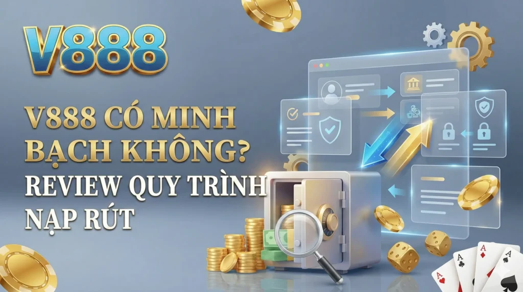 V888 có minh bạch không? Review quy trình nạp rút