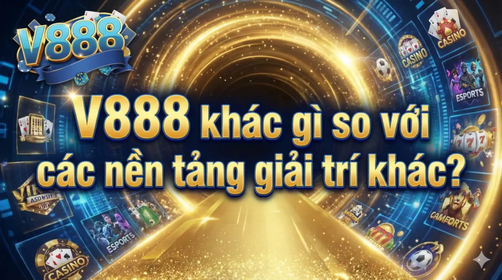 V888 khác gì so với các nền tảng giải trí khác?