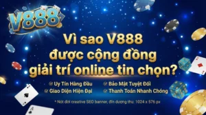Vì sao V888 được cộng đồng giải trí online tin chọn?
