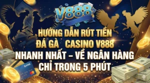 Hướng Dẫn Rút Tiền Đá Gà Casino V888 Nhanh Nhất – Về Ngân Hàng Chỉ Trong 5 Phút