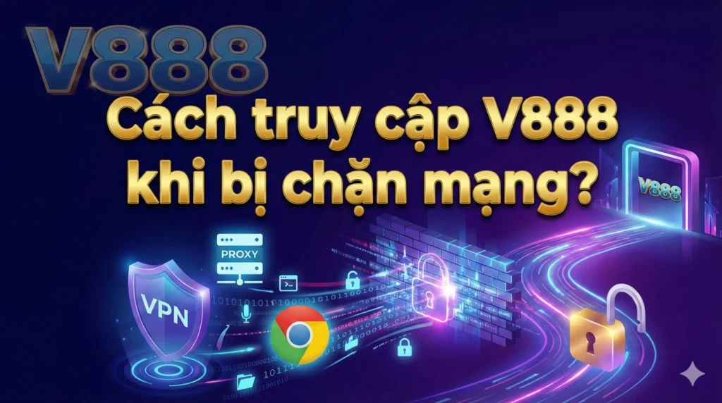 Cách truy cập V888 khi bị chặn mạng