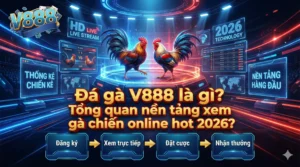 Đá gà V888 là gì? Tổng quan nền tảng xem gà chiến online hot 2026