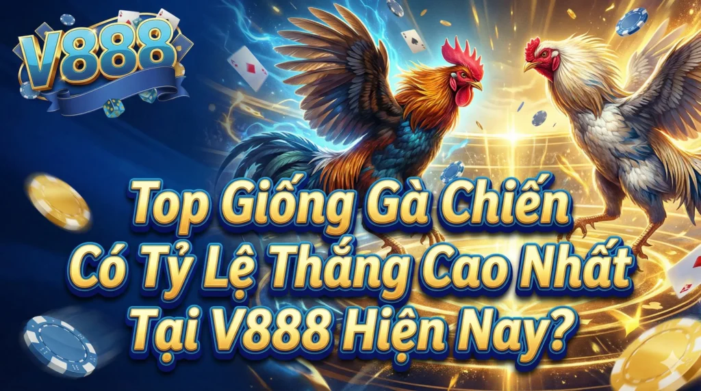 Top giống gà chiến có tỷ lệ thắng cao nhất tại V888 hiện nay
