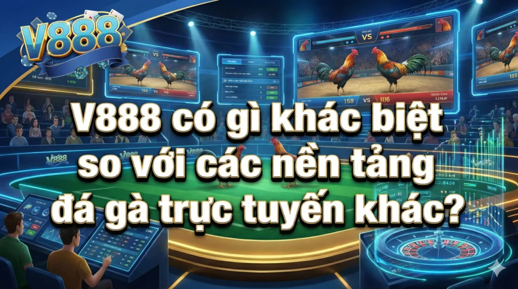 V888 có gì khác biệt so với các nền tảng đá gà trực tuyến khác?