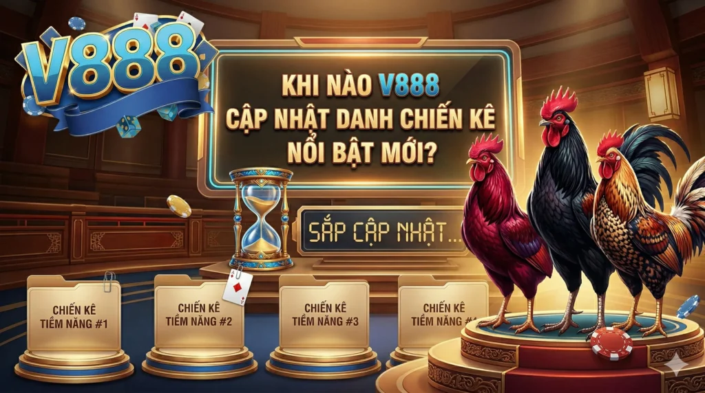 Khi nào V888 cập nhật danh sách chiến kê nổi bật mới?