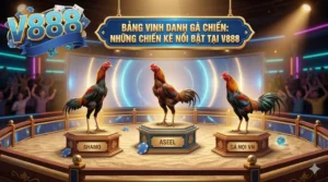 Những giống gà chiến nào đang thi đấu nổi bật nhất tại V888?