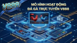 V888 hoạt động theo mô hình đá gà trực tuyến như thế nào?