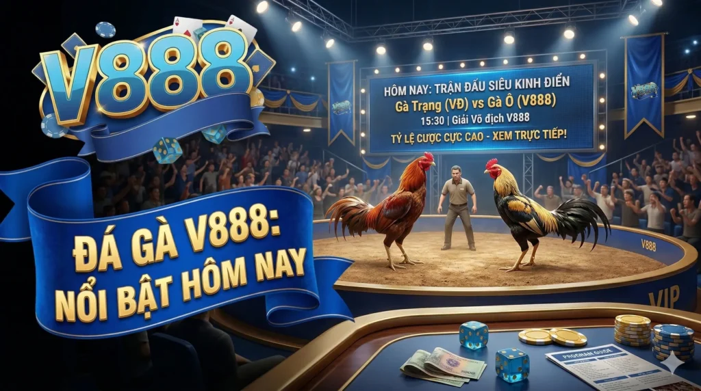 Xem đá gà V888 hôm nay có gì nổi bật?