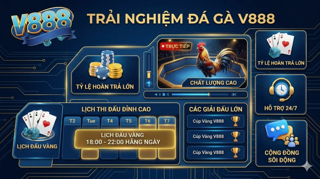 Khi nào nên tham gia xem đá gà V888 để có trải nghiệm tốt nhất?