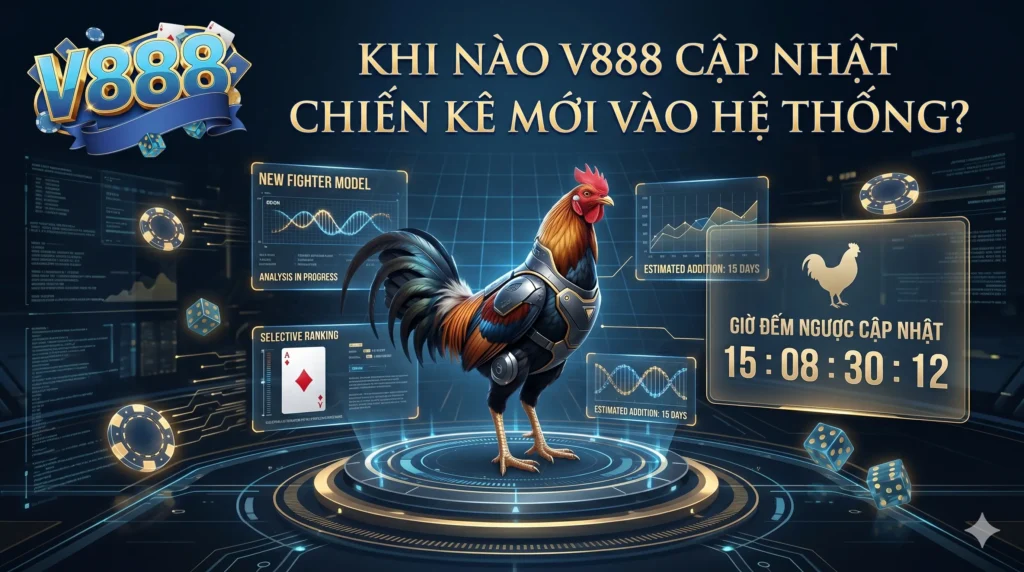 Khi nào V888 cập nhật chiến kê mới vào hệ thống?