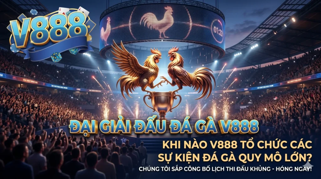 Khi nào V888 tổ chức các sự kiện đá gà quy mô lớn?