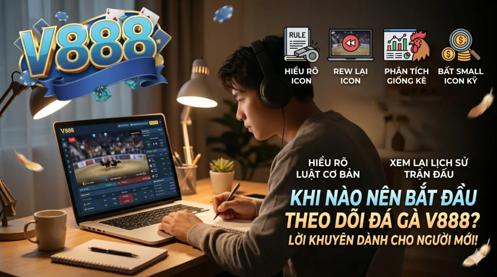 Khi nào nên bắt đầu theo dõi đá gà V888 để dễ làm quen?
