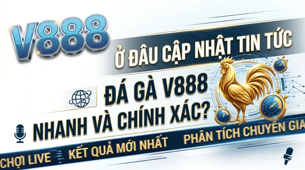 Ở đâu cập nhật tin tức đá gà V888 nhanh và chính xác?