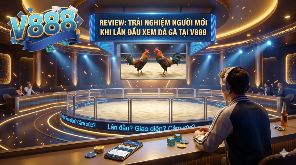 Review trải nghiệm người mới khi lần đầu xem đá gà tại V888