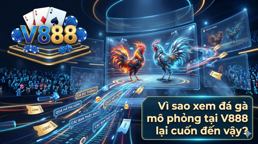 Vì sao xem đá gà mô phỏng tại V888 lại cuốn đến vậy?